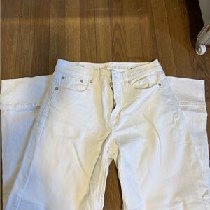 NWOT American Eagle White Stovepipe Jeans